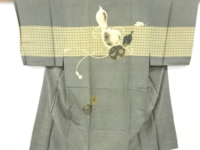 アンティーク　瓢箪模様男物長襦袢